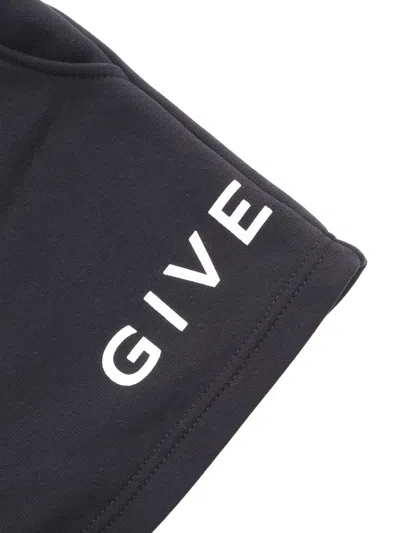 Shop Givenchy Black Shorts With Logo