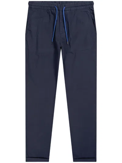 Shop Ps By Paul Smith Mens Drawstring Trouser In Blues