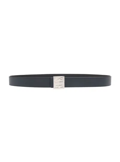 Shop Givenchy Mans Reversible 4g Black Leather Belt