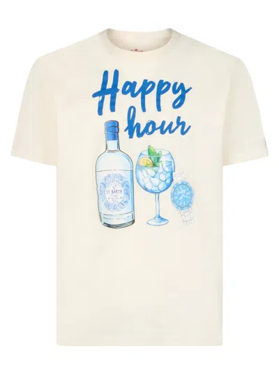 Shop Mc2 Saint Barth Cotton Classic T-shirt In Happy Hour Gin