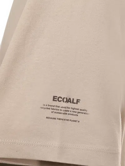 Shop Ecoalf T-shirt  In Washed Stone