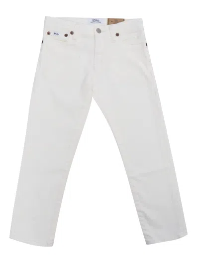 Shop Polo Ralph Lauren White Jeans