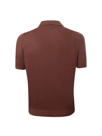Shop Malo Polo  In Brown