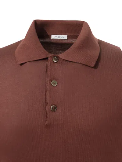 Shop Malo Polo  In Brown