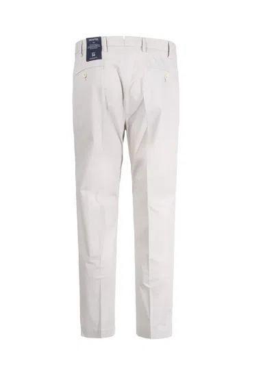 Shop Incotex Trousers With Pleats In Light Grey