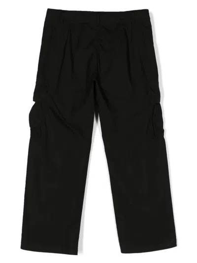 Shop C.p. Company Undersixteen Pantaloni Cargo In Nero/black