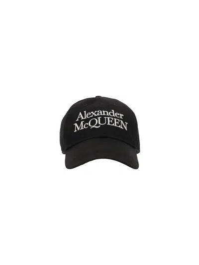 Shop Alexander Mcqueen Mcqueen Stacked Hat In Black/ivory
