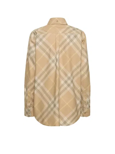 Burberry Shirts In Beige
