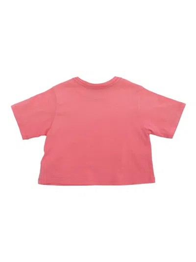 Shop Polo Ralph Lauren Pink Cropped T-shirt