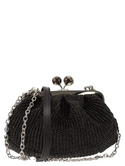 Shop Weekend Max Mara Chain Link Small Clutch Bag In Black