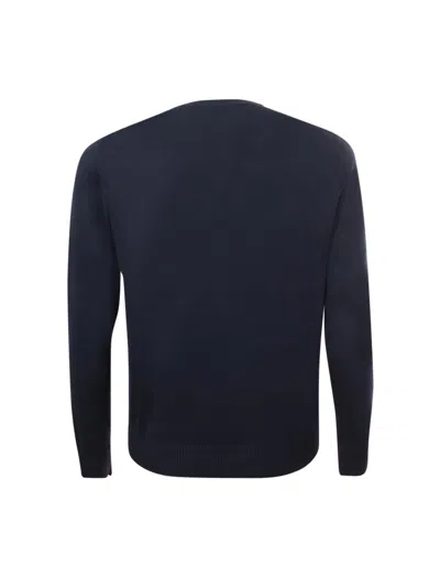 Shop Malo Sweater In Blue