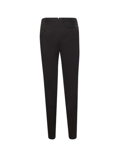 Shop Incotex Trousers With Pleats In Black
