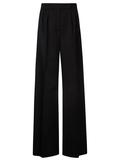 Shop Max Mara Libbra Trousers In Black