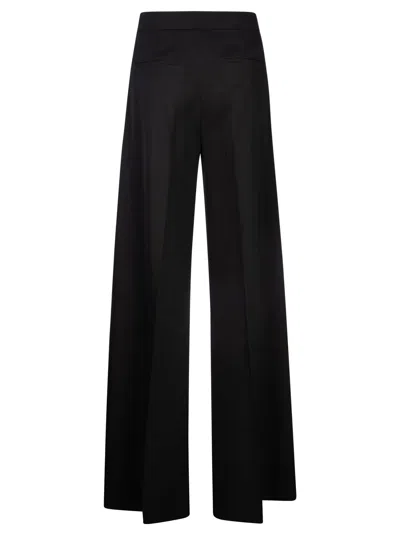 Shop Max Mara Libbra Trousers In Black