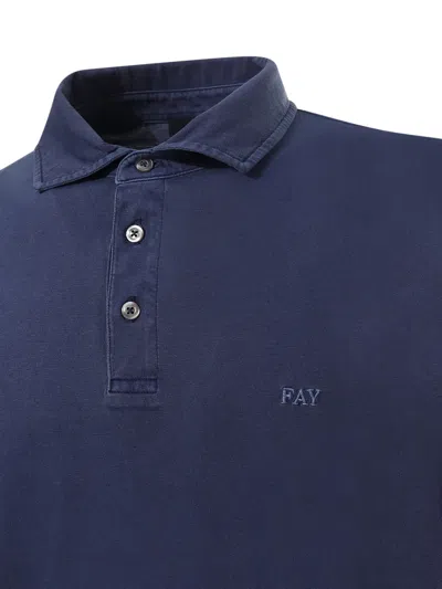 Shop Fay Polo  In Blue