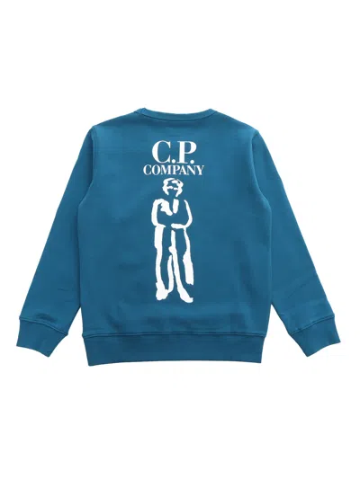 Shop C.p. Company Undersixteen Blue Sweatshirt