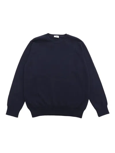 Shop Il Gufo Blue Tricot Sweatshirt