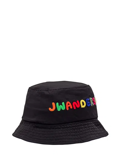 Shop Jw Anderson Bucket Hat In Black