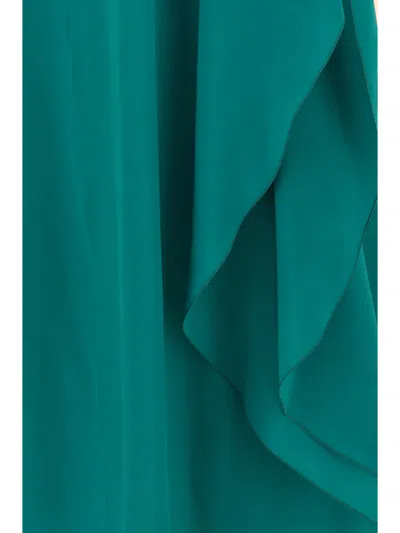 Shop Gianluca Capannolo Iris Long Dress In Blue