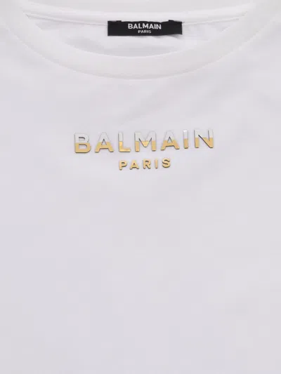 Shop Balmain White T-shirt