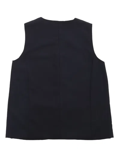 Douuod Blue Vest In Blue