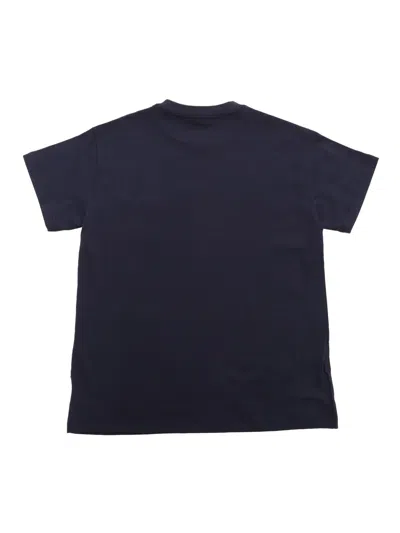 Shop Il Gufo Blue T-shirt Woth Pattern