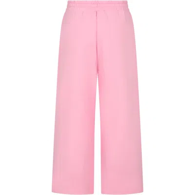Shop Marni Pink Trosers For Girl With Logo