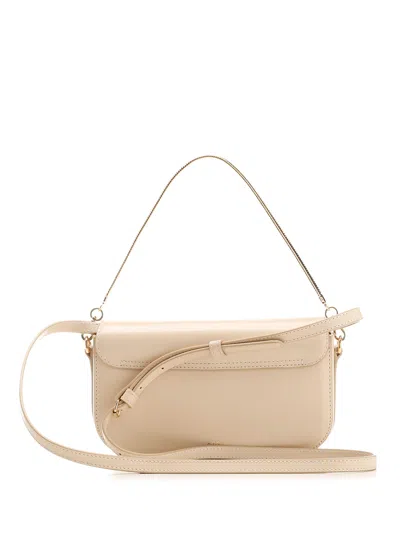 Shop Apc Grace Chaine Shoulder Bag In White