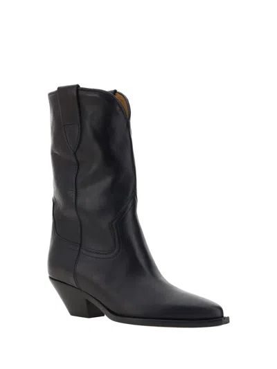 Shop Isabel Marant Dahope Boots In Black