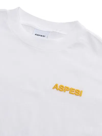 Aspesi White T-shirt With Logo In White