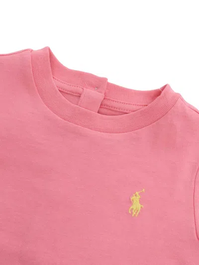 Shop Polo Ralph Lauren Pink T-shirt With Logo