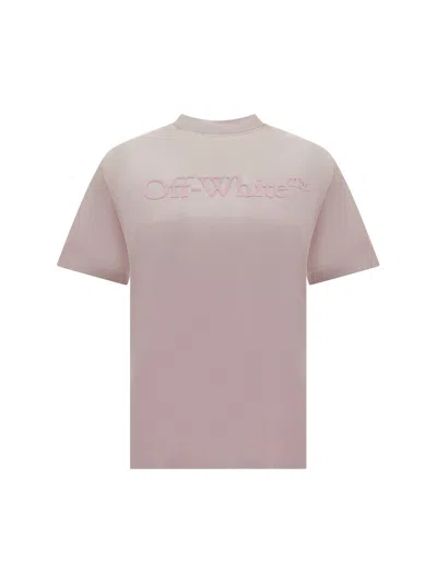 Shop Off-white T-shirt In Violet