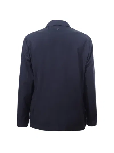 Shop Dondup Shirt Style Jacket In Blue