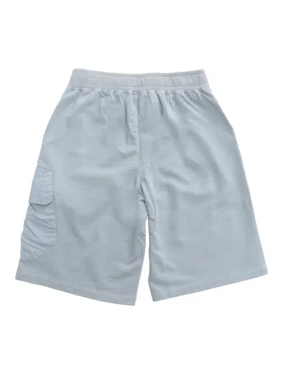 Shop C.p. Company Undersixteen Gray Shorts In Grey