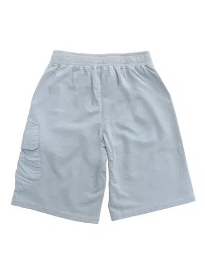C.p. Company Undersixteen Gray Shorts In Grey