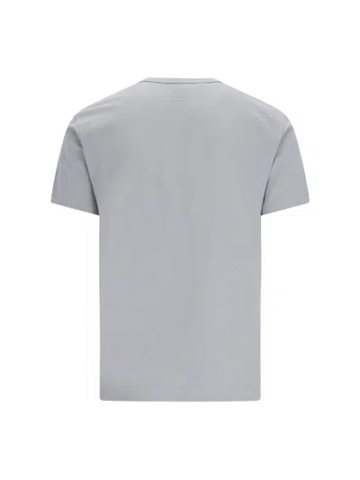 Shop Comme Des Garçons Shirt Logo Printed Crewneck T-shirt In Grey