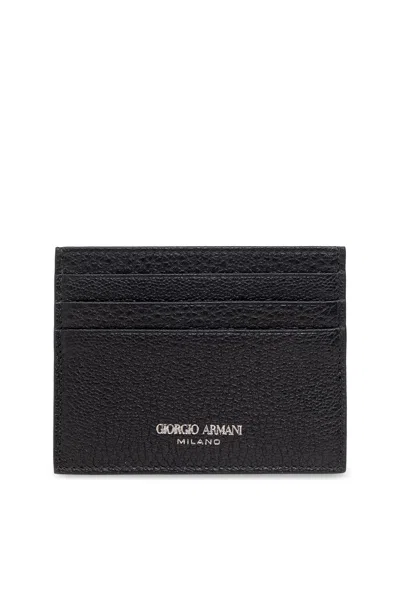 Shop Giorgio Armani Card Holder In 80001