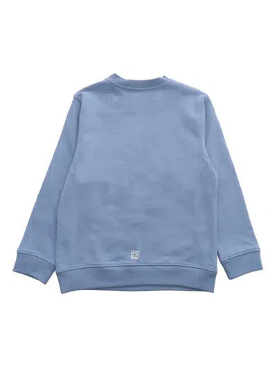 Shop Givenchy Light Blue Sweatshirt