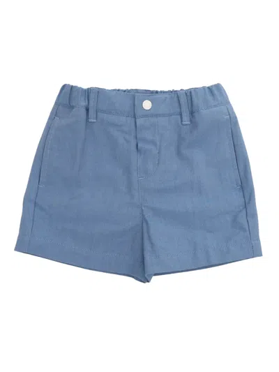 Moncler Light Blue Shorts In Light Blue