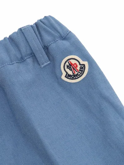 Moncler Light Blue Shorts In Light Blue