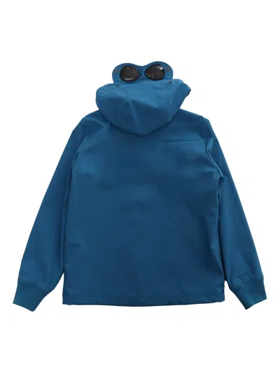 Shop C.p. Company Undersixteen Blue Hooded Jacket