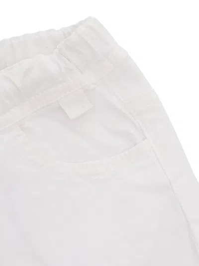 Il Gufo White Trousers In White