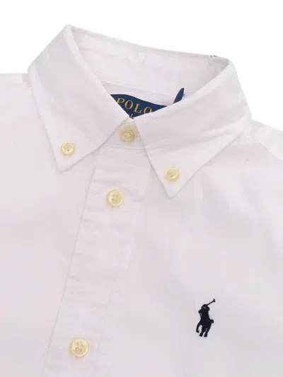 Shop Polo Ralph Lauren White Shirt With Logo