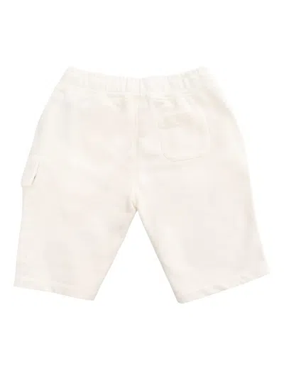 Shop C.p. Company Undersixteen White Fleece Shorts