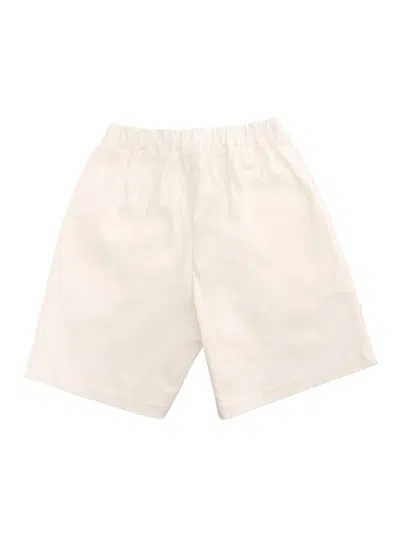 Douuod White Shorts In White