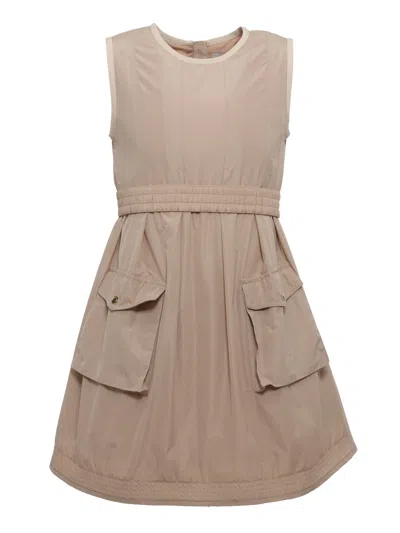 Shop Moncler Brown Dress