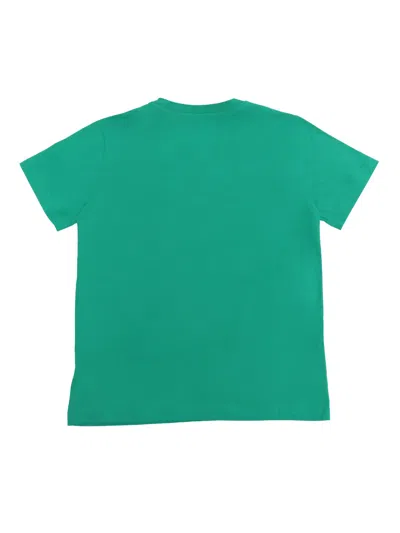 Shop Moncler Green T-shirt With Logo