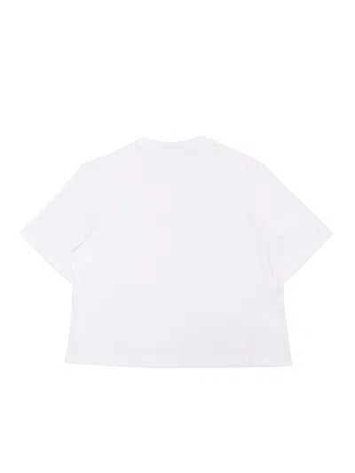 Shop Marni White Cropped T-shirt