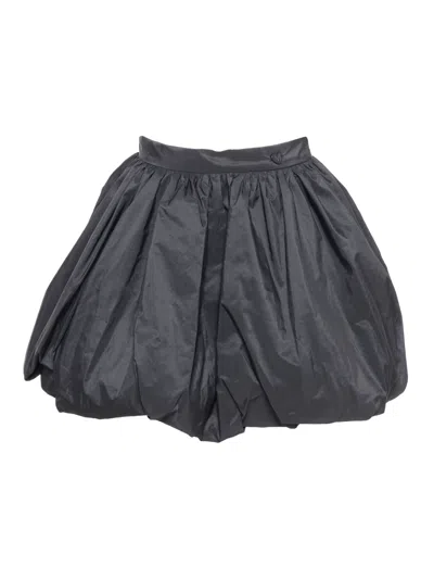 Shop Monnalisa Black Baloon Skirt