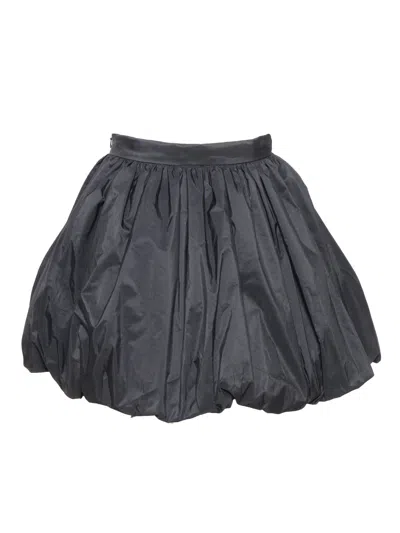 Shop Monnalisa Black Baloon Skirt